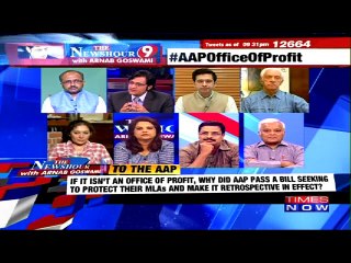 The Newshour Debate: #AAPOfficeOfProfit: Newsbreak stings Arvind & 21 MLAs