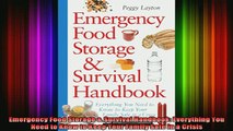 READ book  Emergency Food Storage  Survival Handbook Everything You Need to Know to Keep Your Full Free
