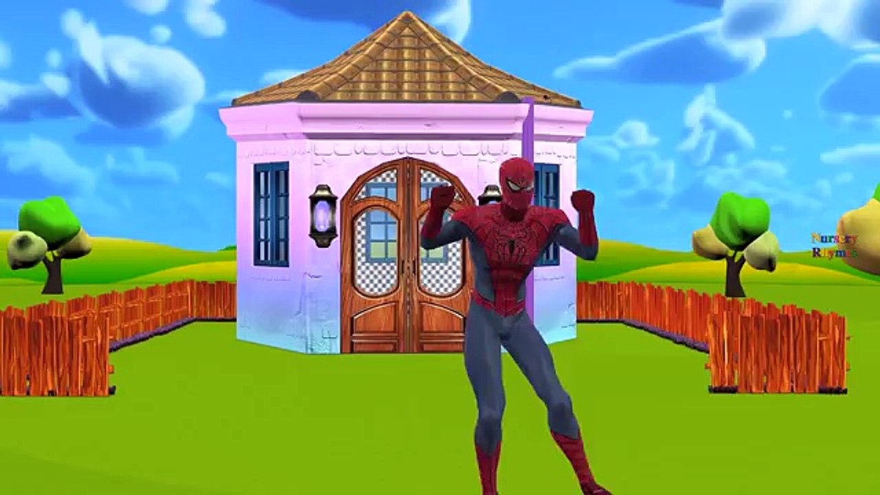 Disney Cars Lightning McQueen & Spiderman with Nursery Rhyme Itsy Bitsy Spider Song for Ki