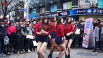 141206 EXID Guerilla Concert for the fans (Up & Down Chart Reversal)