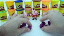 Pig George da Familia Peppa e Massinha de Modelar Play Doh fazendo Frutinhas!!!