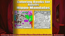 FREE DOWNLOAD  Coloring Books For Adults Hippo Mandalas Animals  Mandalas READ ONLINE