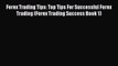[PDF] Forex Trading Tips: Top Tips For Successful Forex Trading (Forex Trading Success Book