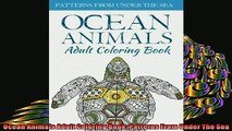 EBOOK ONLINE  Ocean Animals Adult Coloring Book Patterns From Under The Sea  FREE BOOOK ONLINE