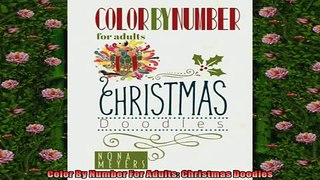 Free PDF Downlaod  Color By Number For Adults Christmas Doodles  FREE BOOOK ONLINE