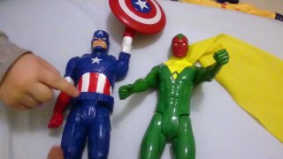Captain America vs Vision | Marvel Jouet