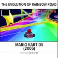 L'évolution du circuit de l'Etoile dans Mario Kart