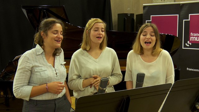 Rum and Coca Cola et You Could Drive A Person Crazy de Stephen Sondheim par Bruno Fontaine et les soeurs Jérosme | Le live de la matinale