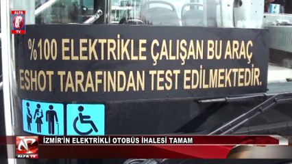 İzmir'in Elektrikli Otobüs İhalesi Tamam
