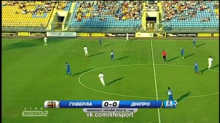 Говерла vs Дніпро 1-1 Всі голи & моменти УПЛ. 19/07/2015