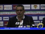 Us Lecce | Presentato il nuovo allenatore Padalino