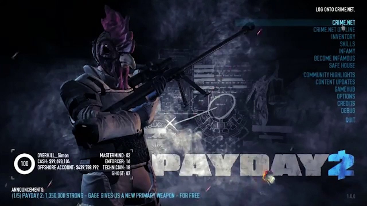 PAYDAY2 - Sniper customazation feature