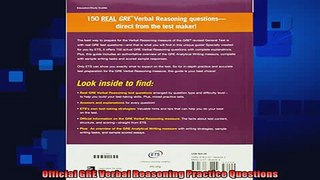read now  Official GRE Verbal Reasoning Practice Questions