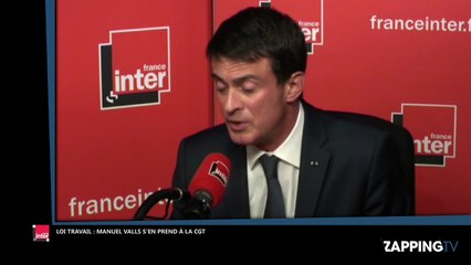 Loi Travail : Manuel Valls menace d’interdire les manifestations et s’en prend à la CGT (Vidéo)
