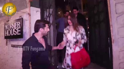 LOVE BIRD BIPASHA & KARAN SPOTTED AT OLIVE BANDRA HD