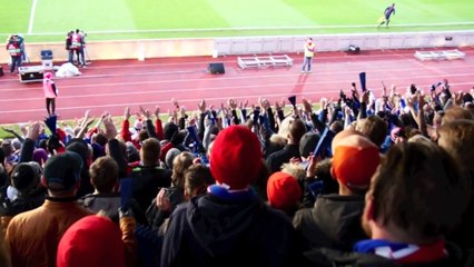 Hou... Hou... Quand les supporters islandais font trembler le stade
