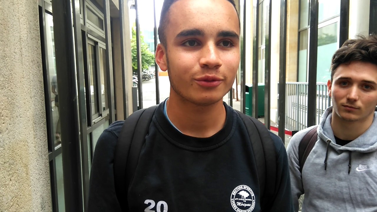 Bac philo 2016 à Bordeaux : les réactions à la sortie du lycée Montaigne