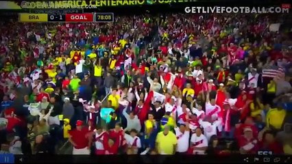 Brasil vs Peru 0-1 Gol Raúl Ruidíaz Copa America Centenario 2016