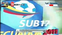 Argentina 1 vs Uruguay 1 - Sud. de Ecuador Sub-17 - 2ª fecha Hexagonal - RiverLate.com