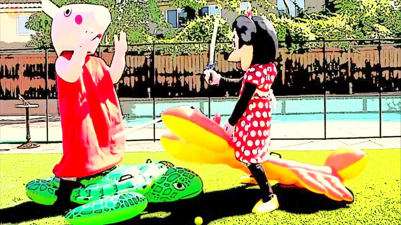 Elsa Playing Hide and Seek w/ Peppa Pig & Spiderman vs The Joker – Superhero Animation