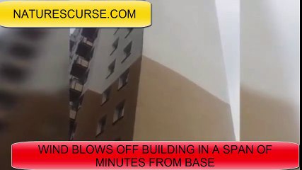 WIND BLOWS SURFACE OF BUILDING