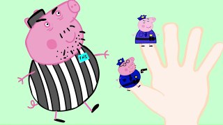 Peppa pig Crying kidneping policeman Finger Family Nursery Rhymes Lyrics new episode Parody