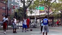White Guy OWNS Black Dudes in Streetball