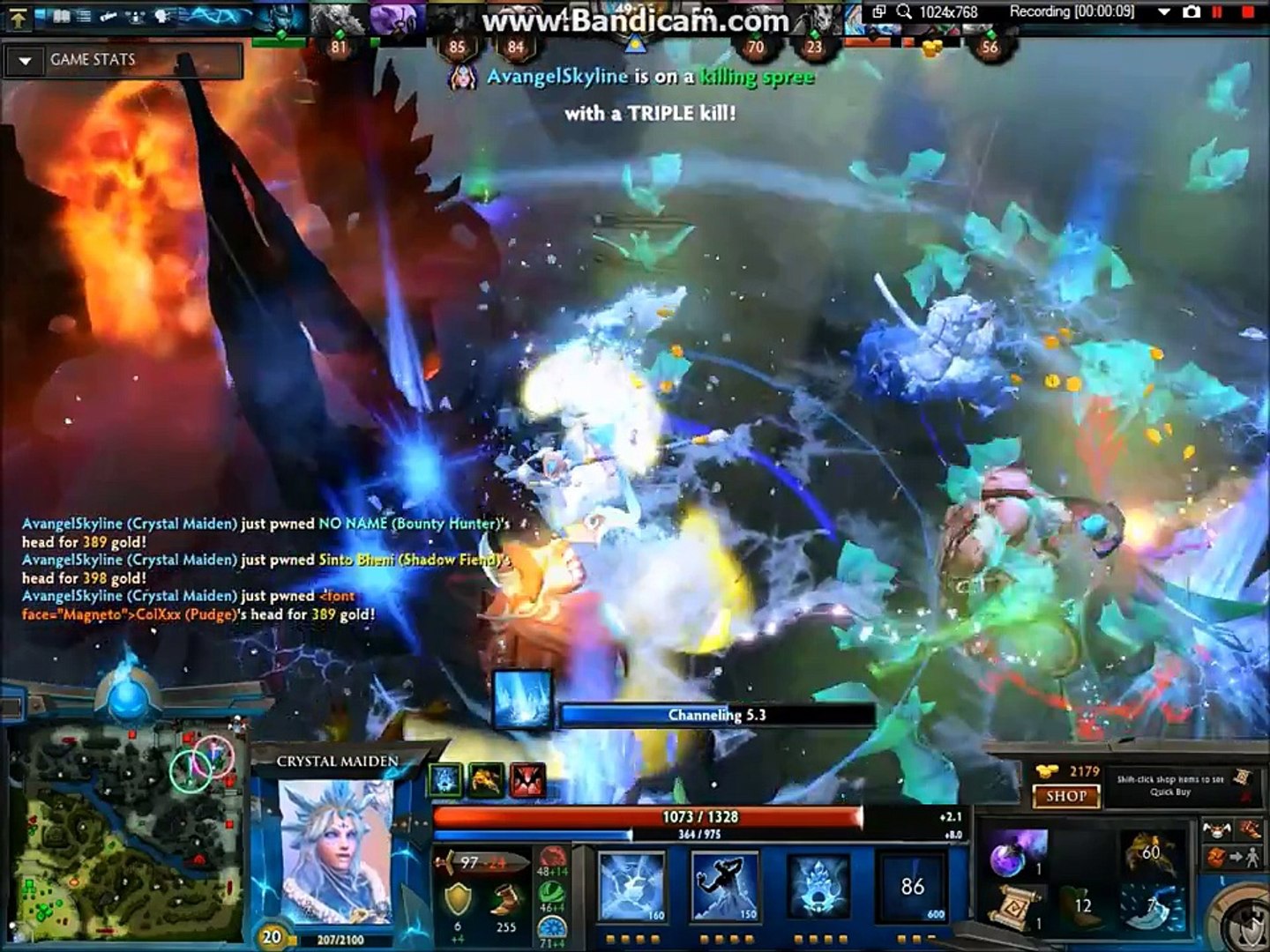 Dota 2 Crystal Maiden Avalanche Arcana Avangelskyline Project