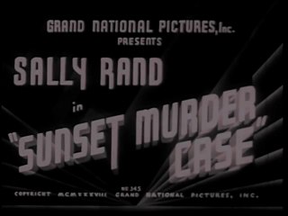 The Sunset Murder Case (1938)-Free Classic Crime/Drama Movie
