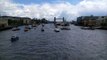 Anti-EU flotilla sails down the Thames in Brexit demonstration