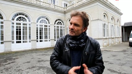 Didier Karl, professeur de philosophie à Pau, à la sortie des épreuves du bac à l'Immaculée Conception (vidéo Ascencion Torrent)