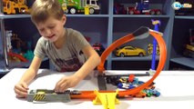 Hot Wheels Cars Toys. Video for children. Testing Hot Wheels Cars. New Track for Cars