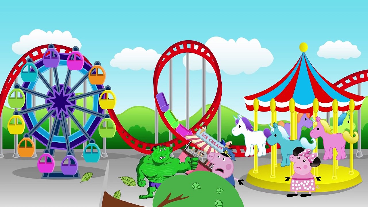 #Peppa pig en español capitulos completos #Peppa pig Crying #policeman vs Hulk, Mickey mouse Cartoon