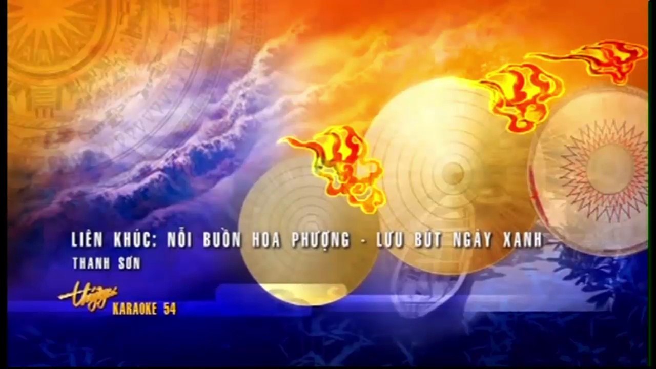 Karaoke LK Nỗi Buồn Hoa Phượng & Lưu Bút Ngày Xanh - Hoàng Oanh, Hương Lan & Như Quỳnh