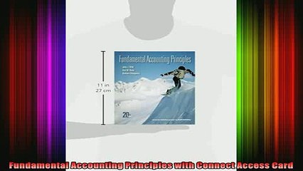 READ book  Fundamental Accounting Principles with Connect Access Card Full Free