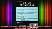 READ book  Wealth Management The Financial Advisors Guide to Investing and Managing Client Assets Full EBook