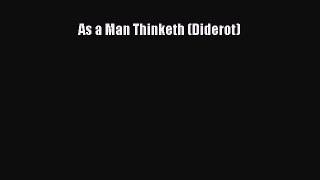 Read As a Man Thinketh (Diderot) E-Book Free