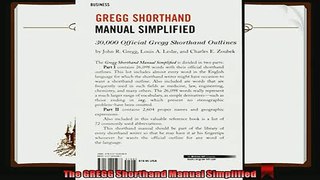 read now  The GREGG Shorthand Manual Simplified