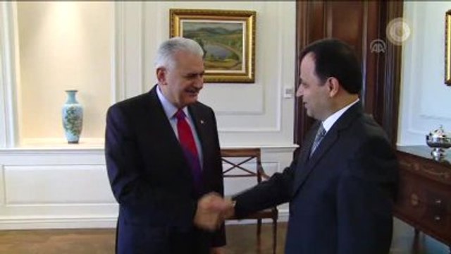 Başbakan Yıldırım, Anayasa Mahkemesi Başkanı Arslan'ı Kabul Etti