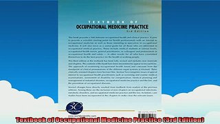 Free PDF Downlaod  Textbook of Occupational Medicine Practice 3rd Edition  DOWNLOAD ONLINE