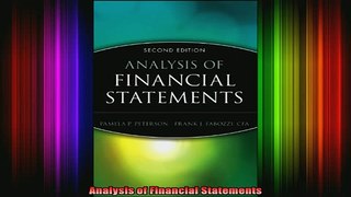 READ book  Analysis of Financial Statements Full Ebook Online Free