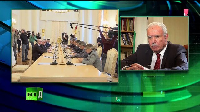 Министр Иностранных Дел Палистины Рияд Аль-Малики