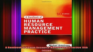 READ book  A Handbook of Human Resource Management Practice 10th Edition Full Free
