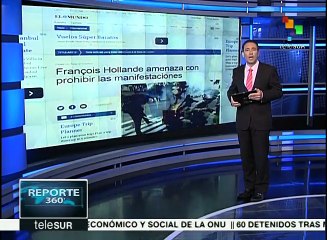 Presidente francés amenaza a quienes protestan por su reforma laboral