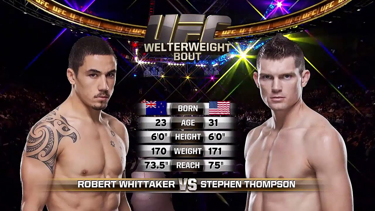 Stephen Thompson vs Robert Whittaker - Knock out finish