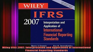 Free Full PDF Downlaod  Wiley IFRS 2007 Interpretation and Application of International Financial Reporting Full Free