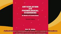 READ book  Articulation  Phonological Disorders A Book Of Exercises Religious Contours of READ ONLINE