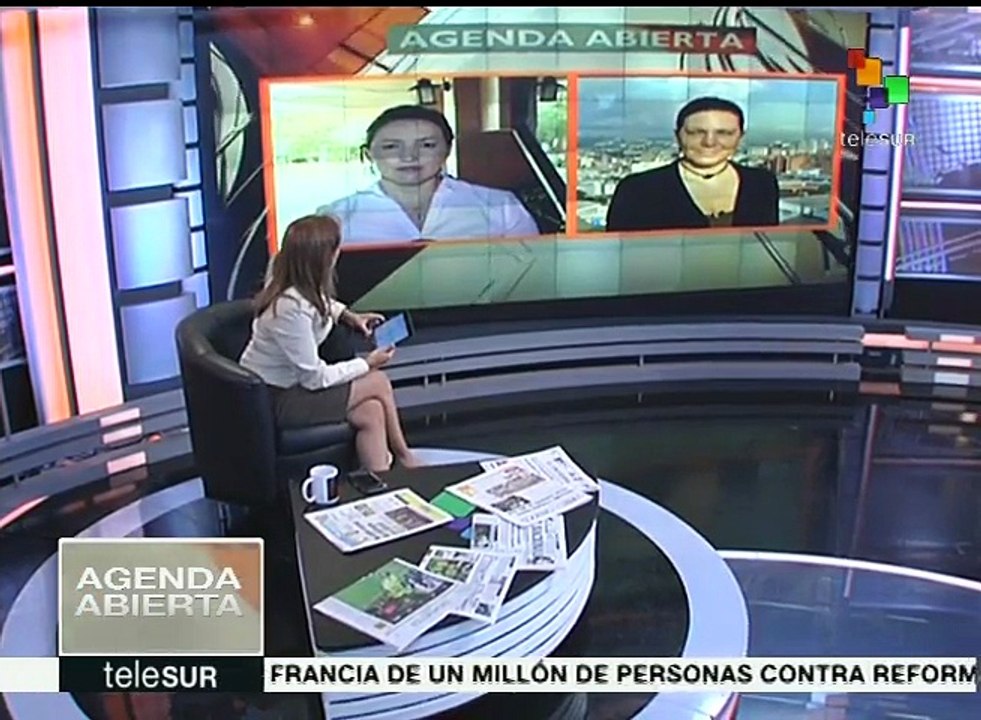 Venezolanos marchan en rechazo a las injerencias extranjeras