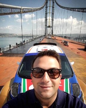 Osmangazi Köprüsü'nde Ünlü Ralliciyle Reklam Filmi Çekimi