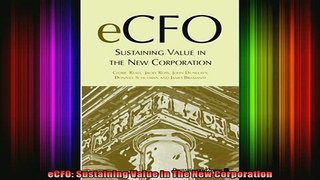 READ book  eCFO Sustaining Value in The New Corporation Full Free